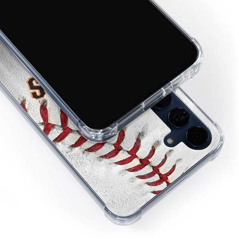 MLB San Francisco Giants Game Ball Galaxy A35 5G Clear Case